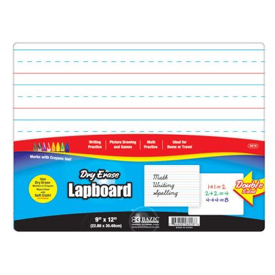 9″ X 12″ Double Sided Dry Erase Lap Board (24/pack)