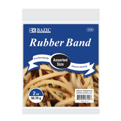 Assorted Sizes Rubber Bands 2 oz./ 56.70 g (36/Bag)