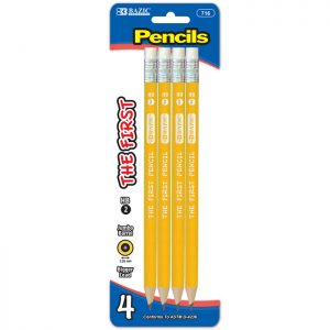 #2 The First Jumbo Premium Yellow 4 Pencil  (24/packs)