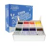 8 Color Broad Line Jumbo Washable Markers Classroom Pack (200 Ct)