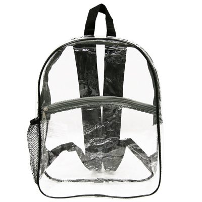 15″ Black All Clear Backpack