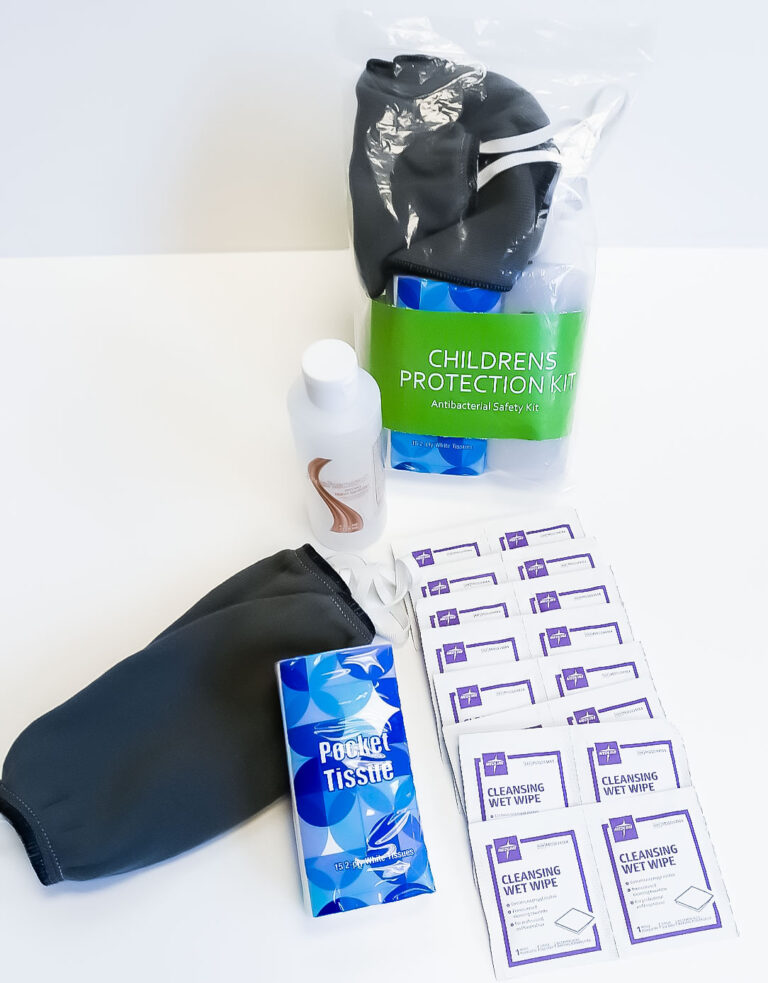 Children's Protection Kit Antibacterial Safety Kit InStock Supplies