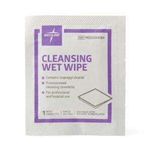Cleansing Wet Wipes with Alcohol