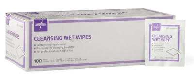 Cleansing Wet Wipes with Alcohol - Image 2