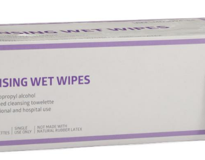 Cleansing Wet Wipes with Alcohol